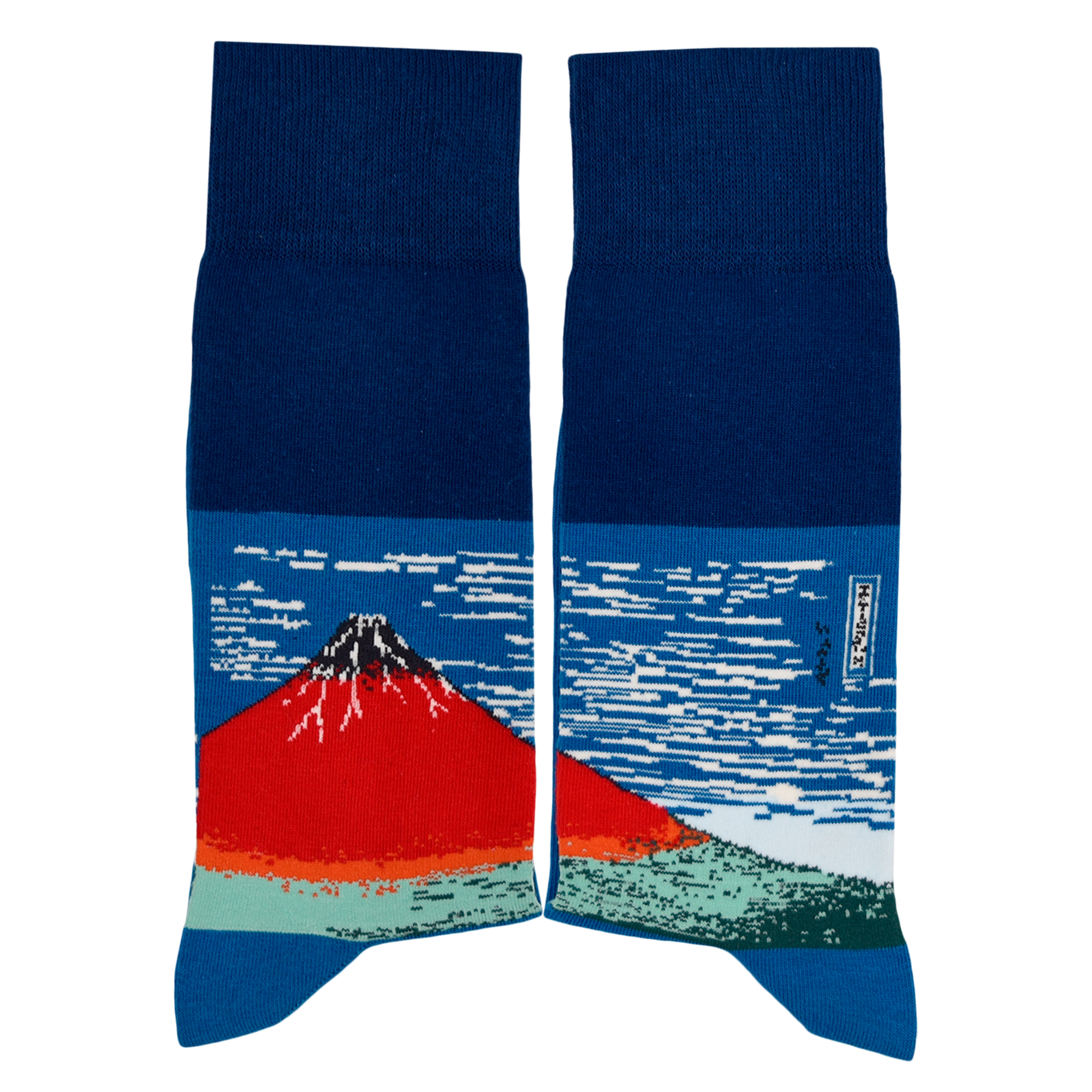 Katsushika Hokusai - Fuji rouge