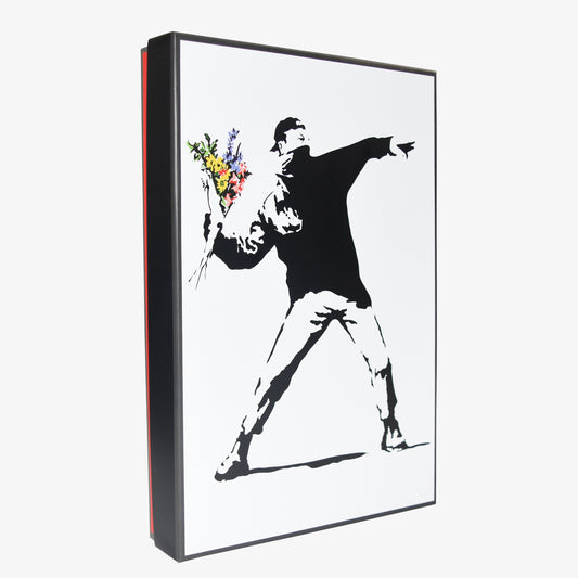Banksy Graffiti - Flower Bomber - Gift Box