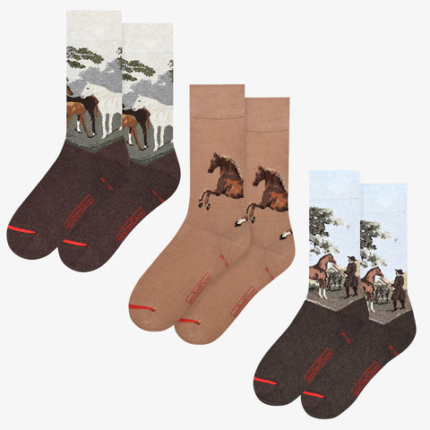 George Stubbs - 3er-Pack 1 - Stuten und Fohlen + Whistlejacket + Lord Grosvenor