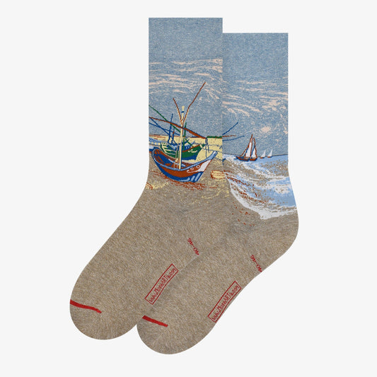 Vincent van Gogh - Bateaux de pêche sur la plage des Saintes-Maries-de-la-Mer